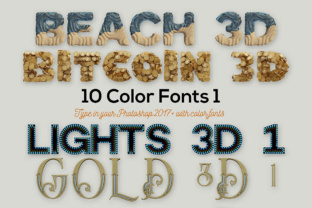 10 Color Font: Playful SVG Display Typeface for Editorial Design