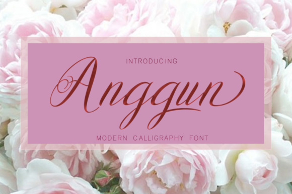 Anggun Script: A Font for Elegant Expression
