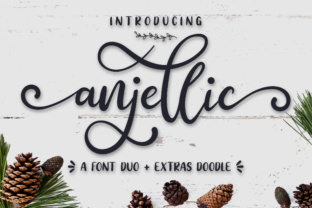 Anjellic Duo: A Script Handwritten Font for Editorial Design and Branding