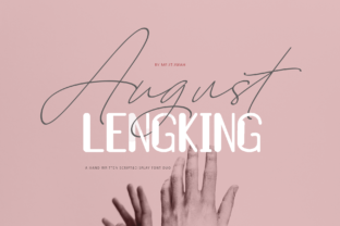 August Duo: A Script Handwritten Font for Elegant and Versatile Design