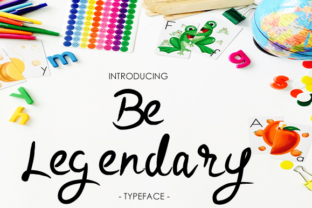 Be Legendary: A Script Handwritten Font for Creative Makers