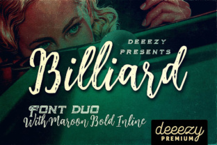 Billiard Font Duo: A Retro Script Typeface for Campaign Clarity