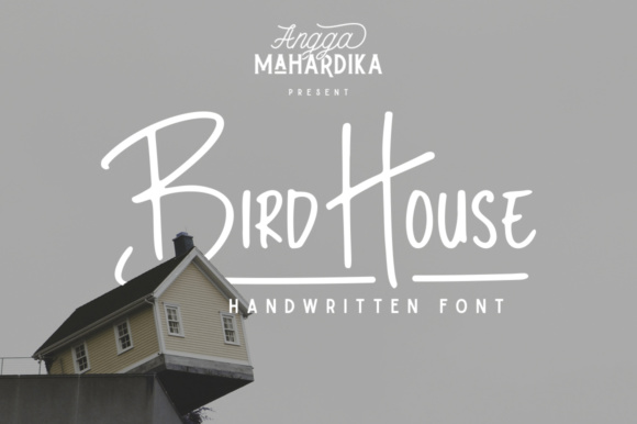 Bird House: A Handwritten Font That Feels Like Home