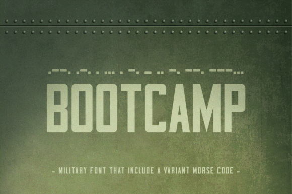 Bootcamp: A Bold WWI-Inspired Sans Serif Font for Editorial Impact