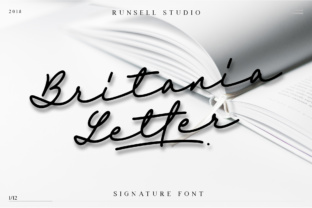 Britania Letter: A Timeless Script Font for Editorial Design