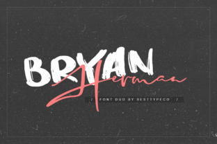 Bryan Herman Script Handwritten Font for Digital Branding