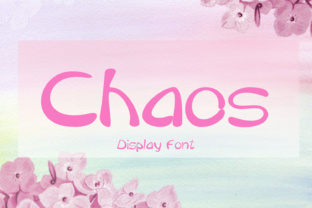 Chaos: A Bouncy Display Font for Creative Crafters