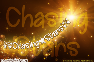 Chasing Stars: A Playful Script Handwritten Font for Editorial Design