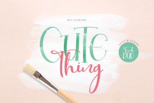 Cute Thing Duo Font for Playful Yet Polished Campaigns