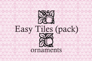 Easy Tiles: A Decorative Font for Creative Web Design