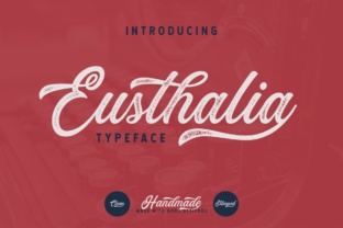 Eusthalia: A Script Font for Timeless Branding and Vintage Design