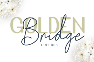 Golden Bridge: A Script Handwritten Font Duo for Editorial Design
