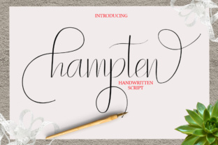 Hampten: The Script Handwritten Font That Elevates Your Brand