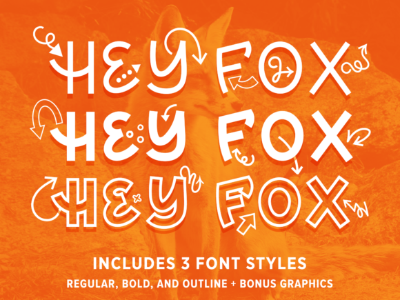 Hey Fox Trio: The Font That Makes Your Campaigns Pop