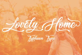 Lovely Home: A Heartwarming Cursive Font for Editorial Design