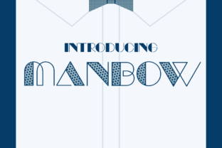 Manbow Display Font for Editorial Design
