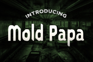 Mold Papa: A Grungy Sans Serif Display Font for Editorial Mood