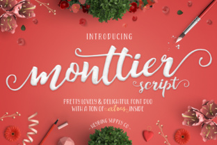 Monttier Script Font for Creative Marketers and Designers
