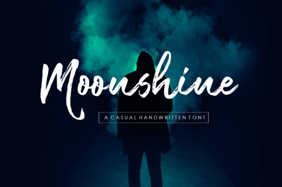 Moonshine Brush Script for Creative Campaigns and Branding
