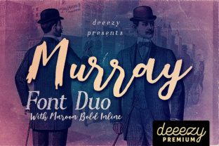 Murray Script Font Duo: A Vintage-Inspired Script Handwritten Typeface for Real Branding