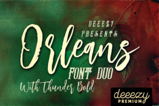 Orleans Script Font Duo: A Handdrawn Script Typeface for Editorial Warmth