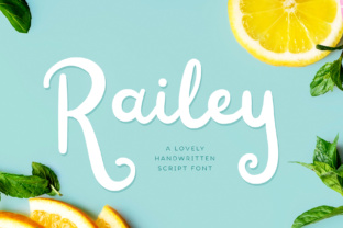 Railey Script: A Modern Handwritten Font for Small Business Branding