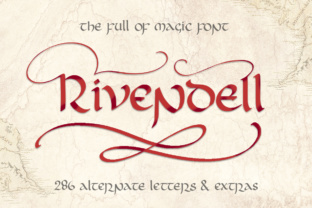 Rivendell Font for Vintage-Elegant Campaign Design