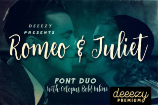 Romeo Juliet Font Duo: A Vintage Script Typeface for Thoughtful Design