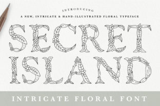 Secret Island Font for Handcrafted Brand Identity