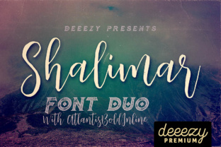 Shalimar Font Duo: A Retro Script Typeface for Digital Branding