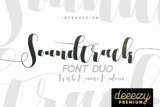 Soundtrack Font Duo: A Modern Handwritten Typeface for Makers