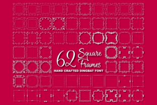 Square Frames Dingbat Font for Clean, Versatile Branding